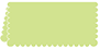 Pistachio Scallop Place Card 2 1/8 x 4 1/4 folded - 25/Pk