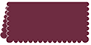 Wine Scallop Place Card 2 1/8 x 4 1/4 folded - 25/Pk