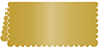 Rich Gold Scallop Place Card 2 1/8 x 4 1/4 folded - 25/Pk