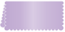 Violet Scallop Place Card 2 1/8 x 4 1/4 folded - 25/Pk