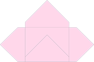 Pink Feather Pochette Style A1 (8 5/8 x 11 1/8)10/Pk
