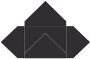 Black Pochette Style A1 (8 5/8 x 11 1/8)10/Pk