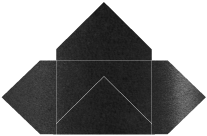 Black Silk Pochette Style A1 (8 5/8 x 11 1/8) - 10/Pk