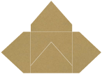 Natural Kraft Pochette Style A2 (7 1/8 x 7 1/8) 10/Pk