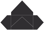 Black Pochette Style A3 (5 3/4 x 8 3/4) - 10/Pk
