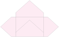 Light Pink Pochette Style A4 (5 1/8 x 7 1/8)10/Pk
