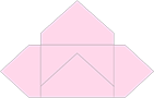 Pink Feather Pochette Style A4 (5 1/8 x 7 1/8) - 10/Pk