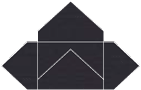 Linen Black Pochette Style A4 (5 1/8 x 7 1/8) - 10/Pk