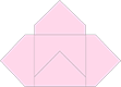Pink Feather Pochette Style A5 (5 1/2 x 5 1/2)10/Pk