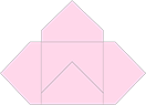 Pink Feather Pochette Style A5 (5 1/2 x 5 1/2) - 10/Pk