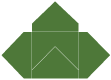 Verde Pochette Style A5 (5 1/2 x 5 1/2)10/Pk