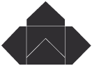 Black Pochette Style A5 (5 1/2 x 5 1/2) - 10/Pk