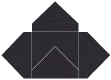Linen Black Pochette Style A5 (5 1/2 x 5 1/2)10/Pk