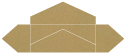 Natural Kraft Pochette A6 (3 13/16 x 8 7/8)10/Pk