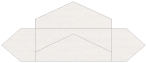 Linen Natural White Pochette Style A6 (3 13/16 x 8 7/8) - 10/Pk