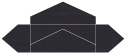 Linen Black Pochette A6 (3 13/16 x 8 7/8)10/Pk