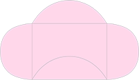 Pink Feather Pochette Style B1 (9 x 12) 10/Pk