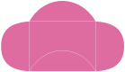 Raspberry Pochette Style B2 (5 1/2 x 8 1/2) 10/Pk