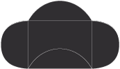 Black Pochette Style B2 (5 1/2 x 8 1/2)