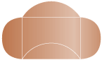 Copper Pochette Style B3 (5 1/8 x 7 1/8) - 10/Pk
