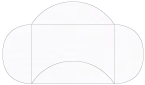 Linen Solar White Pochette Style B3 (5 1/8 x 7 1/8) - 10/Pk