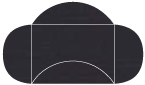 Linen Black Pochette Style B3 (5 1/8 x 7 1/8) - 10/Pk