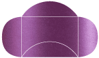 Purple Silk Pochette Style B3 (5 1/8 x 7 1/8) - 10/Pk