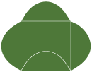 Verde Pochette Style B4 (5 7/8 x 5 7/8) - 10/Pk