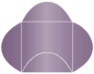 Purple Pochette Style B4 (5 7/8 x 5 7/8) 10/Pk