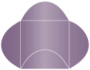 Metallic Purple Pochette Style B4 (5 7/8 x 5 7/8) - 10/Pk