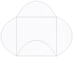 Linen Solar White Pochette Style B4 (5 7/8 x 5 7/8) 10/Pk