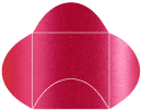 Pink Silk Pochette Style B4 (5 7/8 x 5 7/8) - 10/Pk
