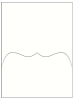 White Pearl Pocket Card 5 1/4 x 7 1/4 - 10/Pk