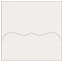 Linen Natural White Pocket Card Style A ( 5 3/4 x 5 3/4)10/Pk