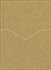 Natural Kraft Pocket Card B1 - 5 1/4 x 7 1/4 - 10/Pk