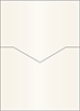 Pearlized Latte Pocket Card B1 - 5 1/4 x 7 1/4 - 10/Pk