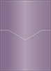 Metallic Purple Pocket Card B1 - 5 1/4 x 7 1/4 - 10/Pk