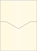 Gold Pearl Linen Pocket Card B1 - 5 1/4 x 7 1/4 - 10/Pk