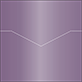 Metallic Purple Pocket Card B3 - 5 3/4 x 5 3/4 - 10/Pk