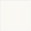 Eggshell White Square Flat Card 6 x 6 - 25/Pk