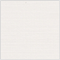 Linen Natural White Square Flat Card 6 x 6 - 25/Pk