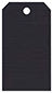 Linen Black Style A Tag (2 1/4 x 4) 10/Pk