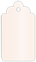 Coral metallic Style B Tag 2 1/2 x 4 1/2