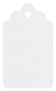 Linen Solar White Style B Tag (2 1/2 x 4 1/2) 10/Pk