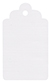 Linen Solar White Style B Tag (2 1/2 x 4 1/2) 10/Pk