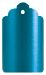 Teal Silk Style B Tag (2 1/2 x 4 1/2) 10/Pk