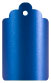 Blue Silk Style B Tag (2 1/2 x 4 1/2) 10/Pk