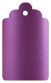 Purple Silk Style B Tag (2 1/2 x 4 1/2) 10/Pk