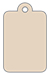 Eames N. White (Textured) Style C Tag (2 1/4 x 3 1/2) 10/Pk