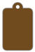 Tiger's Eye Style C Tag (2 1/4 x 3 1/2) 10/Pk